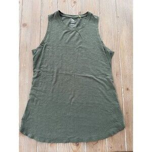 tasc Performance Technology Bamboo Sleeveless Tank Top Dark Green Women’s Small